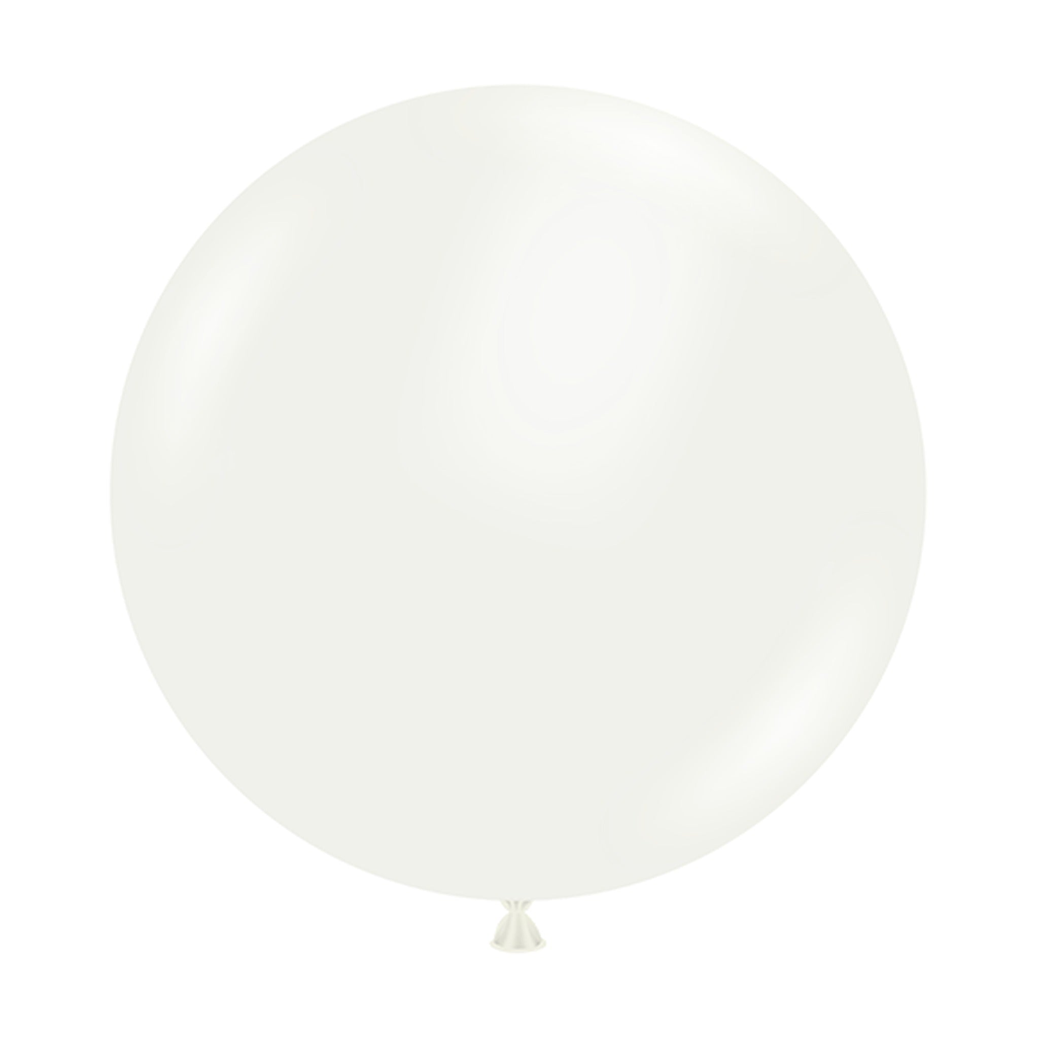 Tuftex White 3ct Foil Balloon 24"